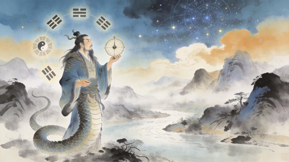 Fuxi and the Bagua: How a Dragon-Horse Designed Chinese Civilization
