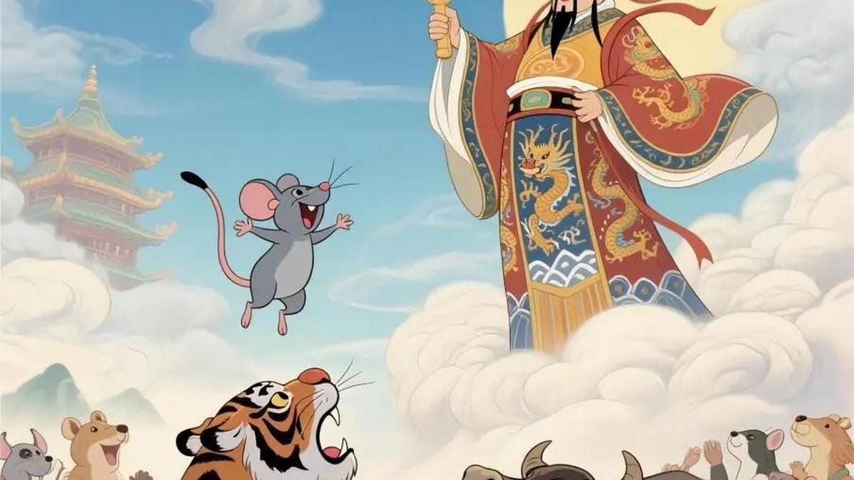 The Great Race: How the Jade Emperor Chose the 12 Chinese Zodiac Animals
