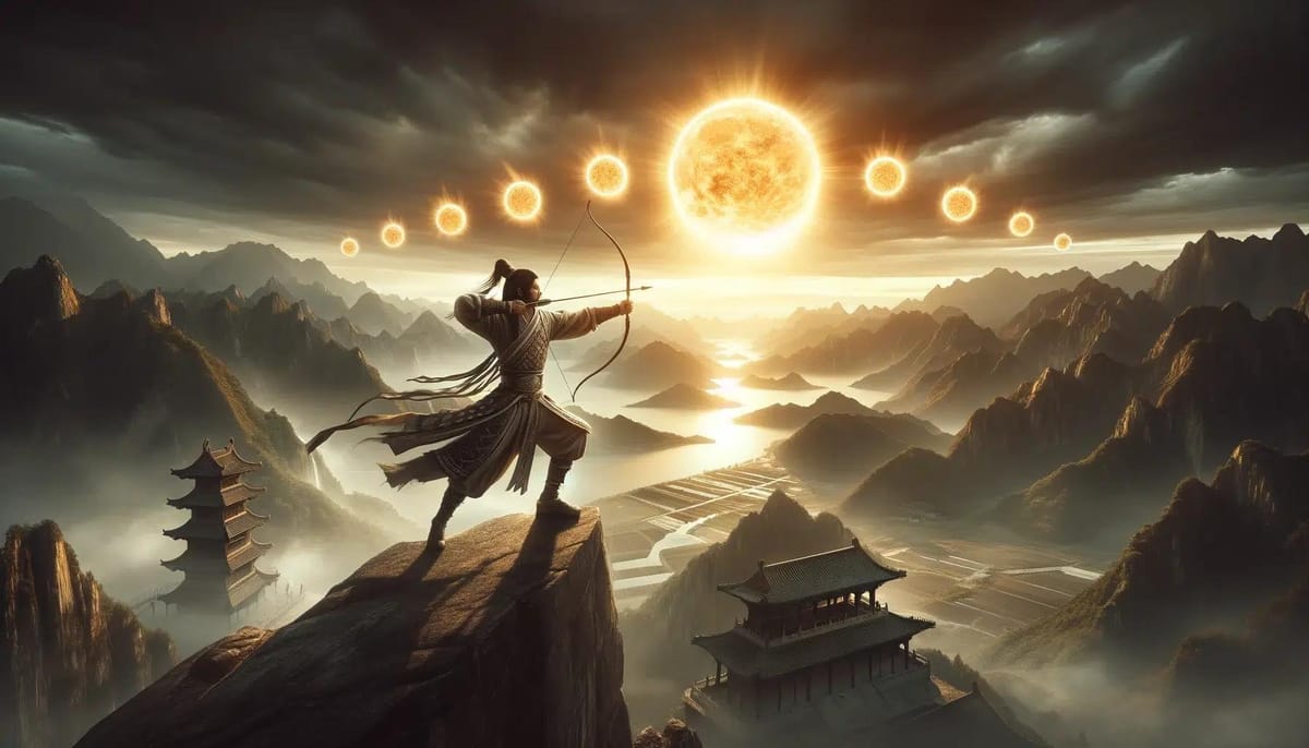 Hou Yi Shoots the Sun: The Archer Who Saved the World