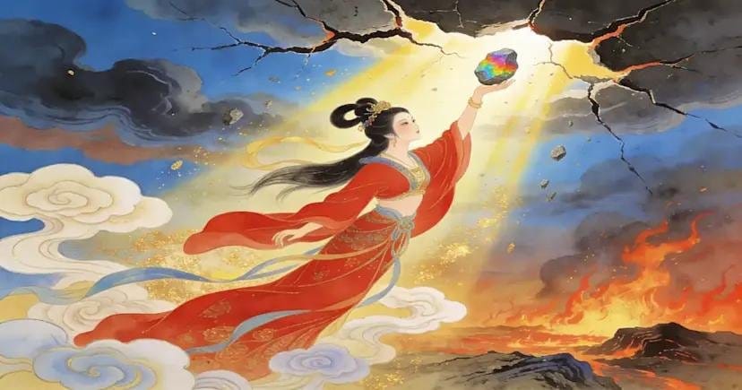 Nuwa Repairs the Sky: How a Goddess Saved the World